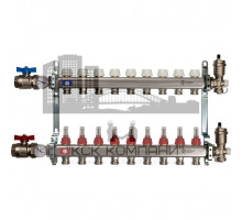 Коллектор из нержавеющей стали с расходомерами на 9 контура SMS 0917 000009 