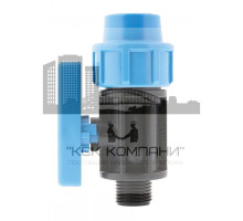 Кран шаровой 20 мм x 1/2" П (Jeelex)