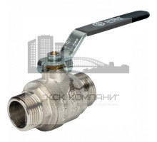 Кран шаровой полнопроходной НР/НР 3/4", ручка рычаг 