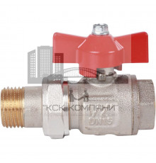 Кран шаровой с разъемным соединением (бабочка) 1/2