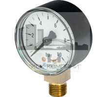 Манометр радиальный 50 мм 10 бар 1/4 
