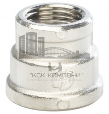 Муфта ВВ переxодная 3/4"x1/2", никелированная