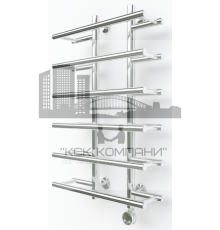 Полотенцесушитель водяной ЭРАТО А41 БП 800x400, с боковым подключением (Erato)