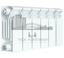Радиатор биметаллический Base 200 x6, боковое подключение 
