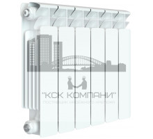 Радиатор биметаллический Base 350 x6, боковое подключение 