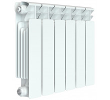 Радиатор биметаллический Base 350 x6, боковое подключение 