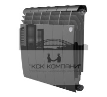 Радиатор биметаллический Biliner 500 x6 Noir Sable, боковое подключение