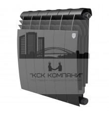 Радиатор биметаллический Biliner 500 x6 Noir Sable, боковое подключение