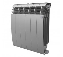 Радиатор биметаллический Biliner 500 x6 Silver Satin, боковое подключение