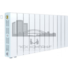 Радиатор биметаллический SUPReMO VENTIL 350 x12, нижнее левое/правое подключение 