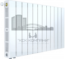 Радиатор биметаллический SUPReMO VENTIL 500 x12, нижнее левое/правое подключение 