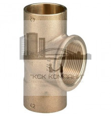 Тройник 101978 ВР медный под пайку 22х1/2х22 (Виега)