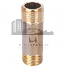 Удлинитель латунный резьбовой НН 1/2"x60 мм 