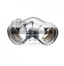 Угловое соединение (гайка-гайка) 1" ВР × 1" ВР с внутренней резьбой для полотенцесушителя