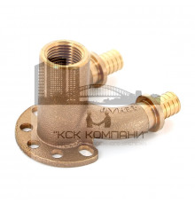 Угольник настенный  14562701001 (водорозетка) со сквозным проходом 16-Rp 1/2-16 RX+ 