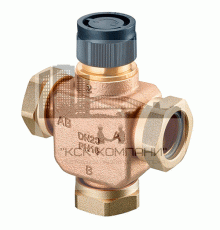 Вентиль трехходовой распределительный и смесительный Tri-CTR Ду 32 1131210 