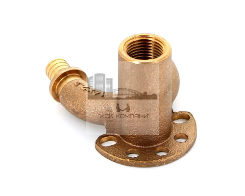 Угольник настенный  14562701001 (водорозетка) со сквозным проходом 16-Rp 1/2-16 RX+