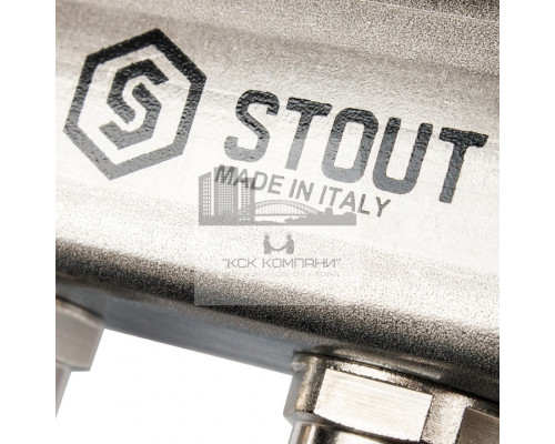 Коллектор из нержавеющей стали с расходомерами на 9 контура SMS 0917 000009