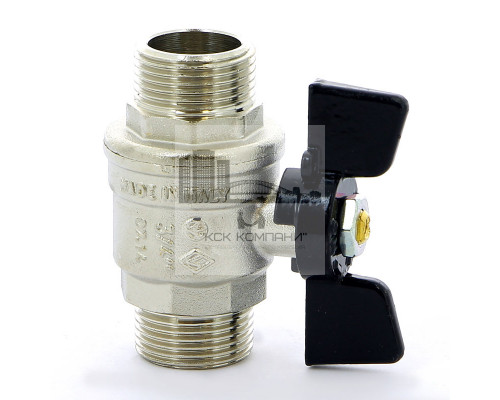 Кран шаровый НН бабочка 3/4