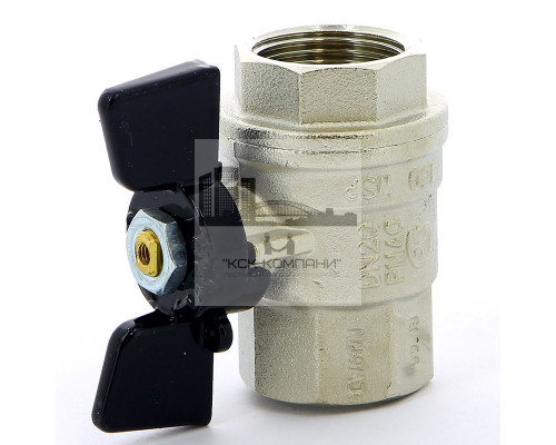 Кран шаровый ВВ бабочка 3/4