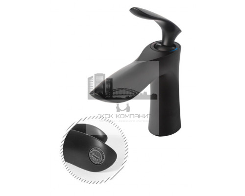 Смеситель GB2001 для раковины, черный матовый