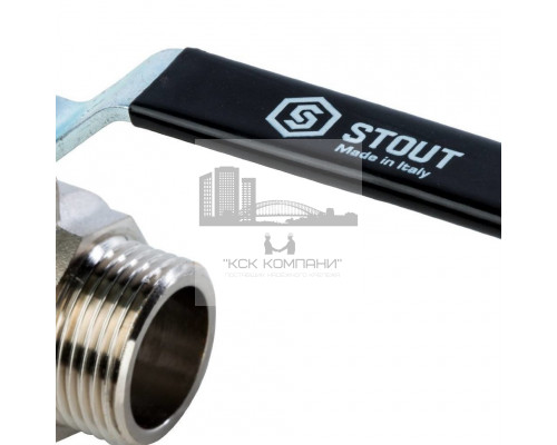 Кран шаровой полнопроходной НР/НР 1, ручка рычаг