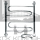 Электрический полотенцесушитель Curve ЛZ 600x500 2