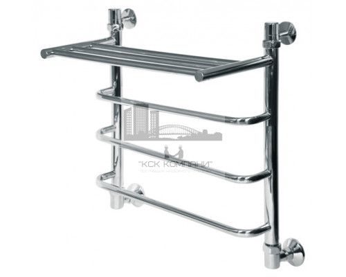 Водяной полотенцесушитель Л90 ВП 500x600 4 с полкой