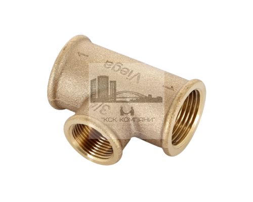 Тройник переходной 264420 с внутренней резьбой 1х3/4х1 (Виега)