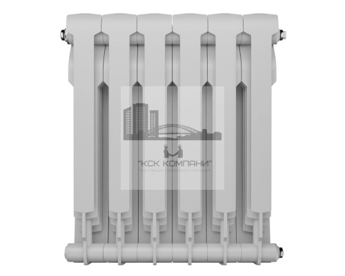Радиатор биметаллический Biliner 500 x6 Bianco Traffico, боковое подключение