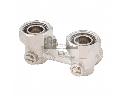 Узел нижнего подключения для радиатора угловой 3/4