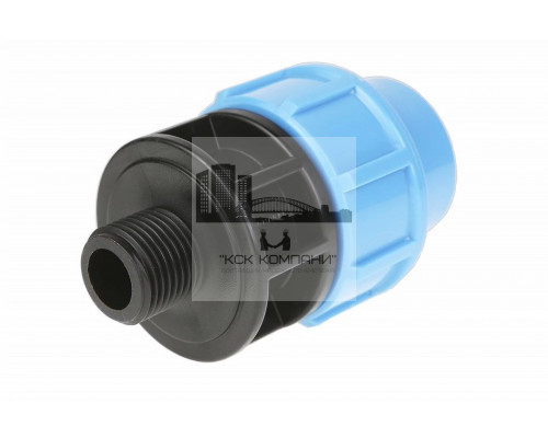 Муфта комбинированная 25 мм x 1/2 П с наружной резьбой (Jeelex)