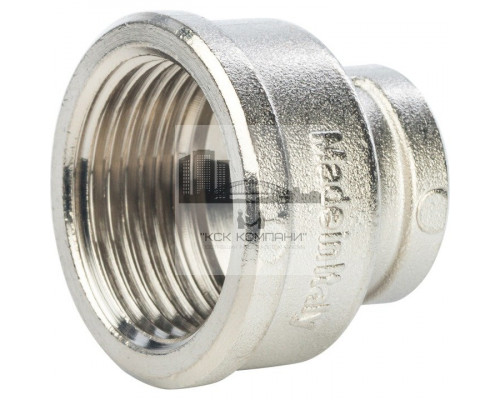 Муфта ВВ переxодная 1x1/2, никелированная