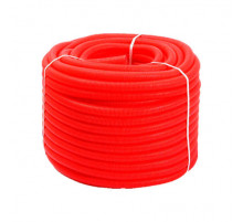 Гофра Ø 25 красная для труб 16-20 мм