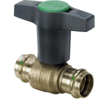 Кран шаровой 18х18 мм с пластиковой удлиненной ручкой (746 384) (Виега)