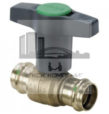 Кран шаровой 18х18 мм с пластиковой удлиненной ручкой (746 384) (Виега)