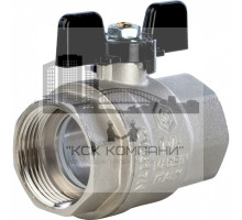 Кран шаровой полнопроходной ВР/ВР 1 1/4", ручка бабочка 