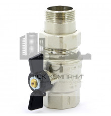 Кран шаровый со сгоном бабочка 1 1/4"