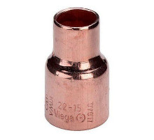 Муфта переходная 105334 двухраструбная медная под пайку 35х28 (Виега)