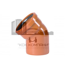 Отвод d110 мм 45° для наружной канализации