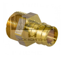 Переходник 1033435 Q&E с наружной резьбой латунь 16x1/2" НР (Упонор)