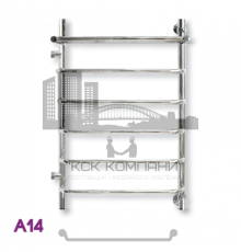 Полотенцесушитель водяной ЭРАТО А14 БП 800x600, с боковым подключением (Erato)