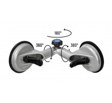 Присоска вакуумная для фиксации углов двойная  2х120 угол 90 градусов
