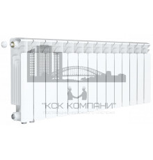 Радиатор биметаллический Base VENTIL 350 x14, нижнее левое/правое подключение 