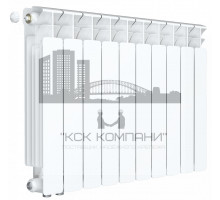Радиатор биметаллический Base VENTIL 500 x10, нижнее левое/правое подключение 