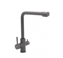 Смеситель для кухни с фильтром Dikalan D4098-4, серый