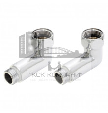 Соединитель угловой 3/4" ВР ×1/2" НР для полотенцесушителя