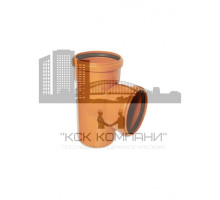 Тройник рыжая ф160*90 для наружного применения Политэк