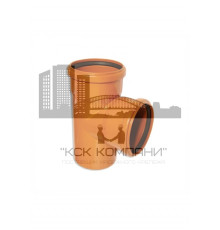 Тройник рыжая ф160*90 для наружного применения Политэк