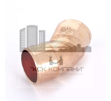 Угольник двухраструбный 45° 110420 медный под пайку 10 (Виега)
